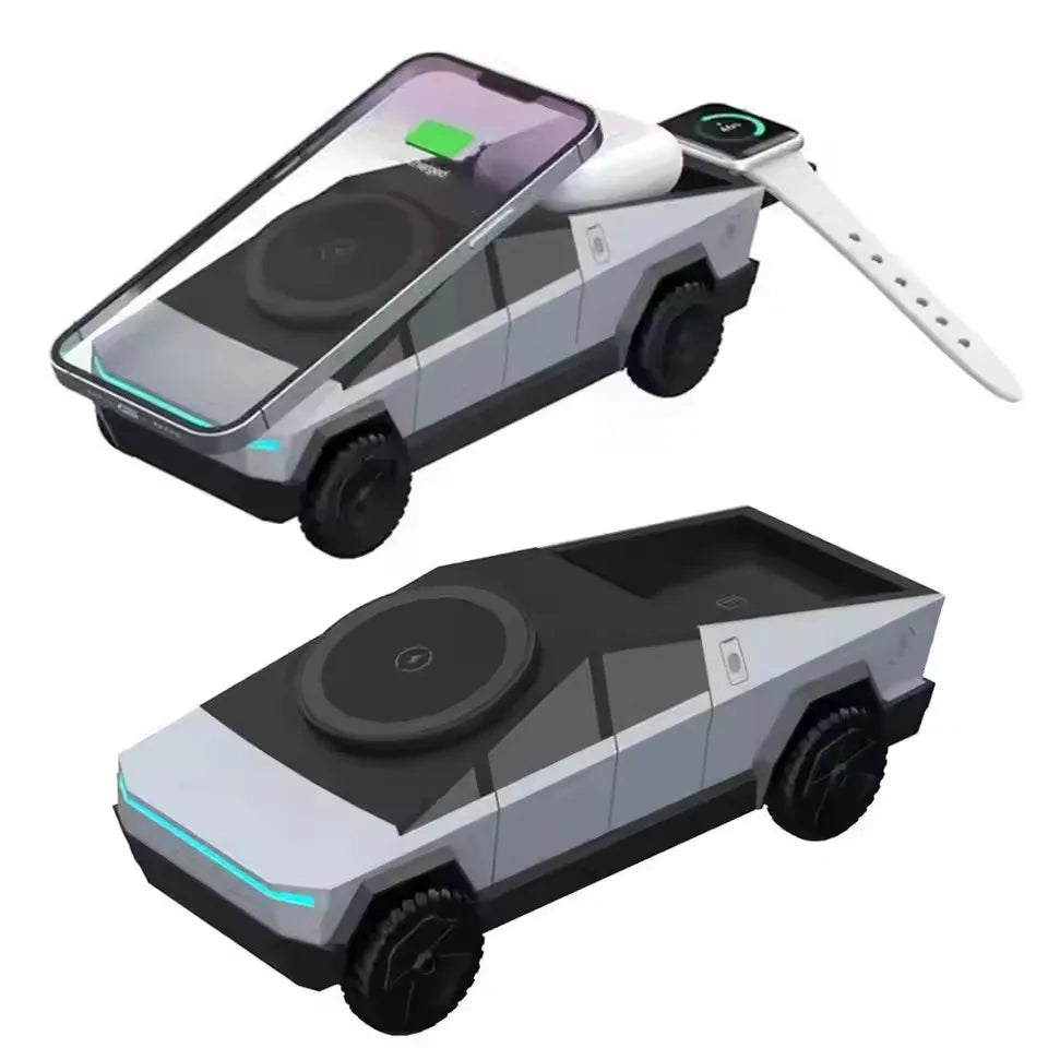 Cargador Magnético 3 en 1 para iPhone y Android
